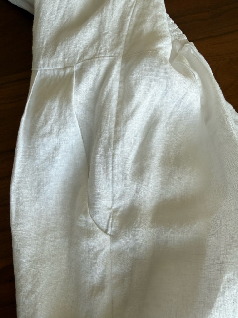 100% European Linen Scoop Neck Midi
Dress - Picture 10 of 10